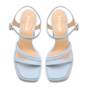 Sandały R.Polański 1458 - Błękitny Polina 584 Lico