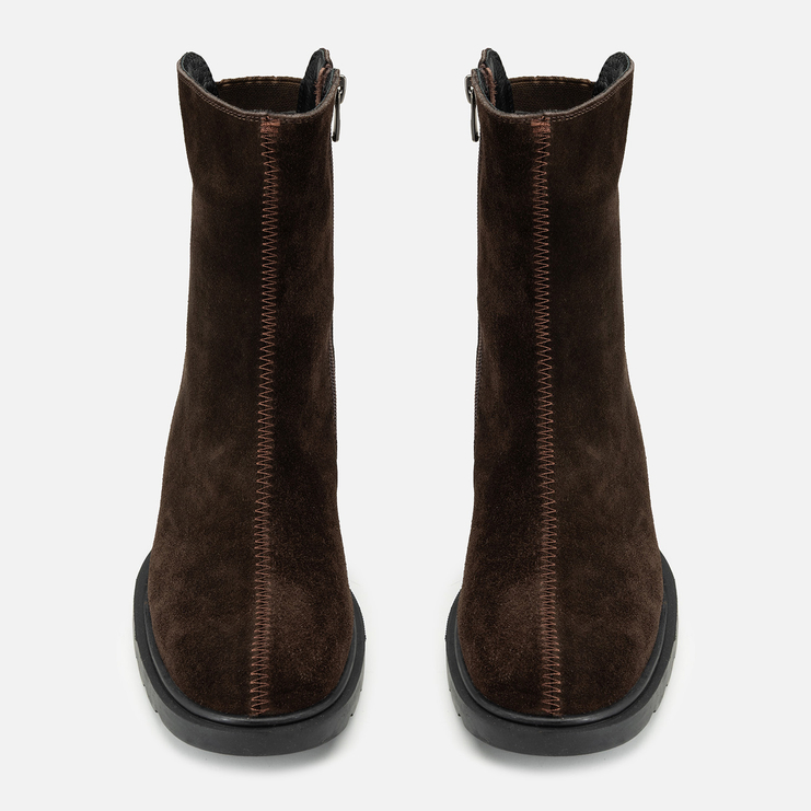 Botki R.Polański 2246 - Brązowy Zamsz