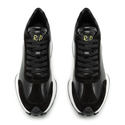 Sneakersy R.Polański 2107 - Czarny Lico/Czarny Zamsz