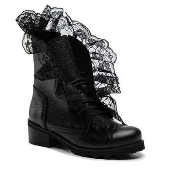 Botki R.Polański 890/K - Czarny Lico