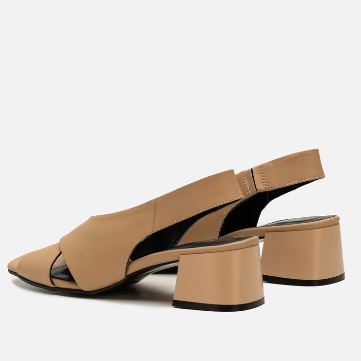 Sandały R.Polański 2180 - Camel Lico