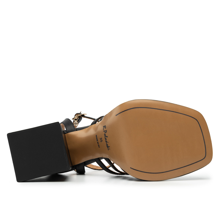 Sandały R.Polański 1457 - Czarny Polina 550 Lico