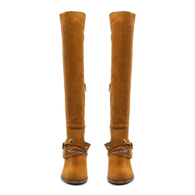 Muszkieterki R.Polański 973/X - Rudy 036 Zamsz