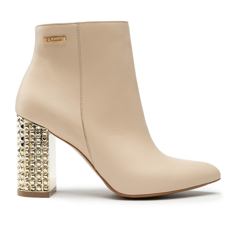 Botki R.Polański 895/A - Beżowy Lico