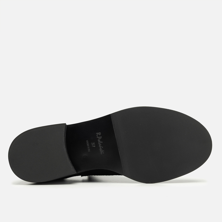 Botki R.Polański 1685/A - Czarny Zamsz