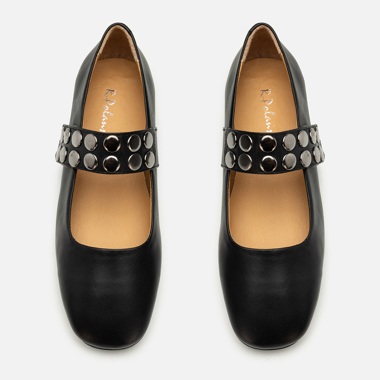 Baleriny R.Polański 2206 - Czarny Lico