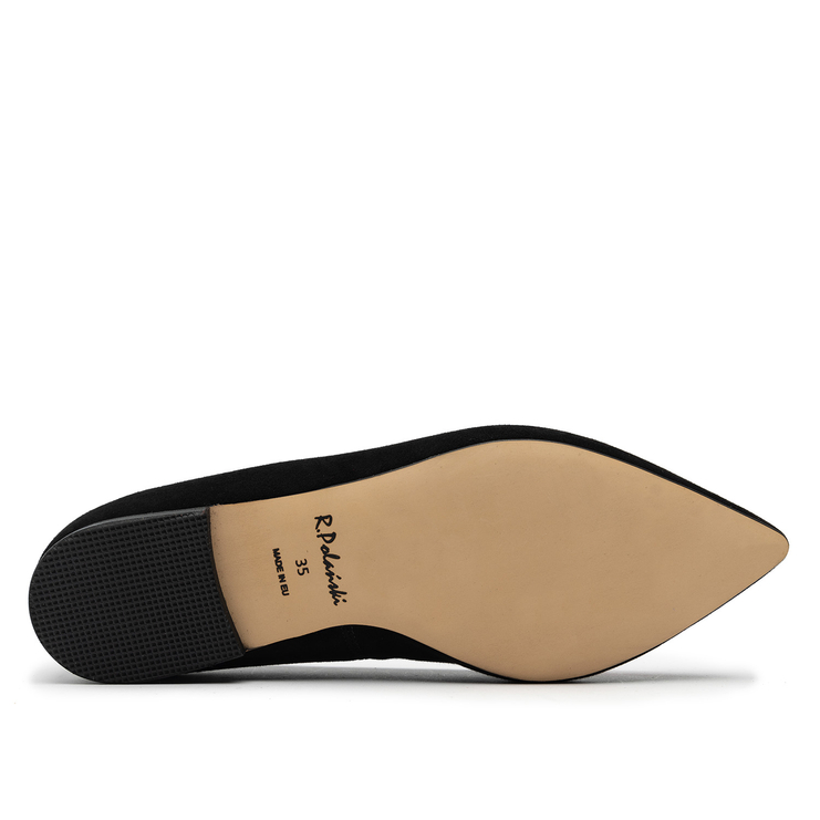 Baleriny R.Polański 912 - Czarny Zamsz