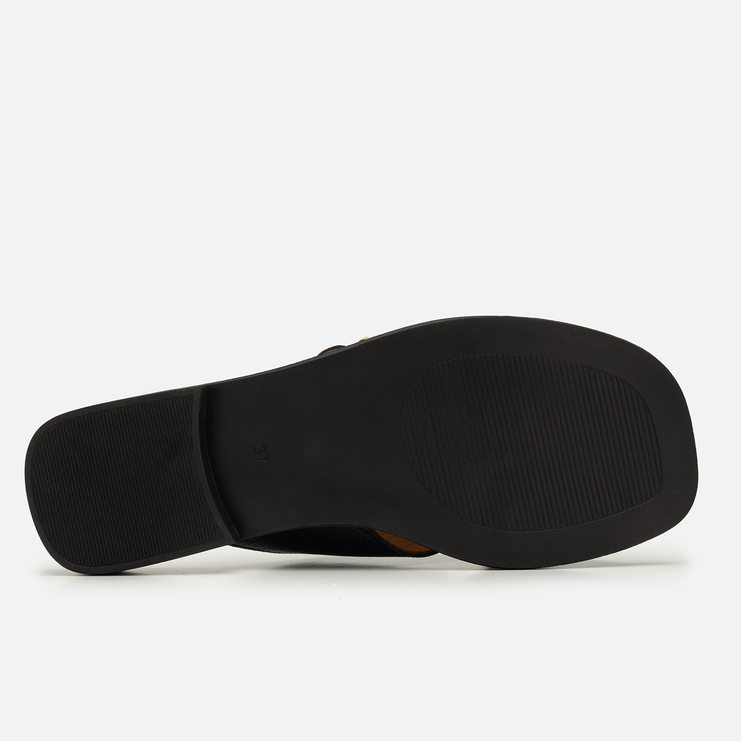 Klapki R.Polański 2152 - Czarny Lico