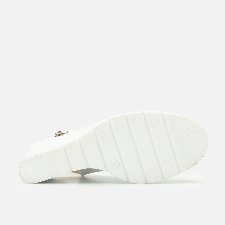 Sandały R.Polański 2118 - Biały Lico