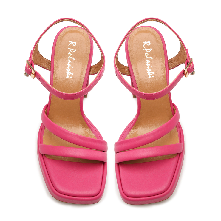 Sandały R.Polański 1458 - Fuksja Polina 559 Lico