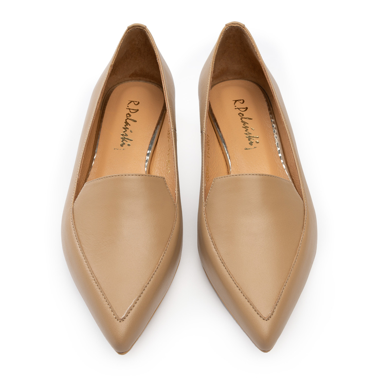 Mokasyny 989 - Camel Lico