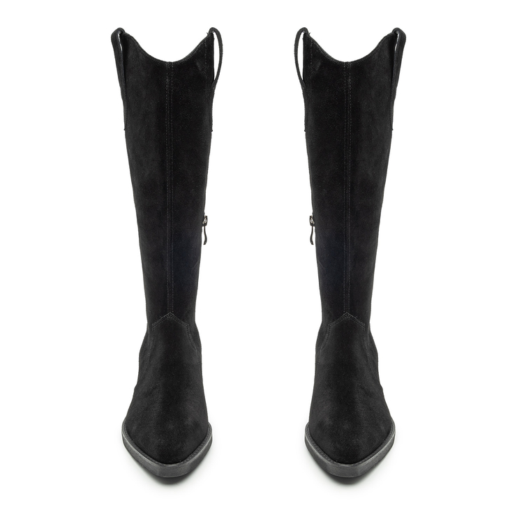 Kozaki R.Polański 1801 - Czarny Zamsz