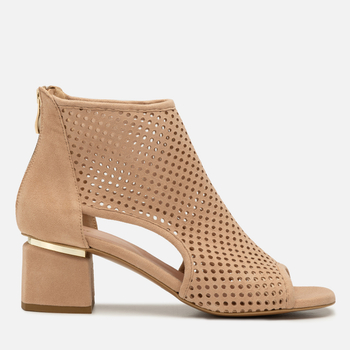 Sandały R.Polański 1757 - Beżowy Zamsz