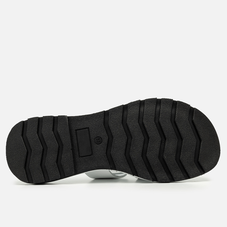 Klapki R.Polański 2128 - Biały Lico