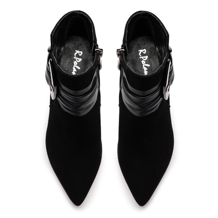 Botki R.Polański 1169 - Czarny Zamsz