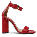 Sandały 876 - Czerwona Plecionka