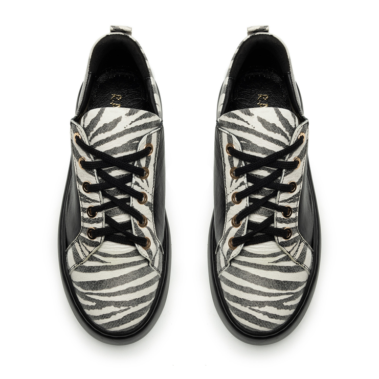 Sneakersy R.Polański 2038 - Zebra/Czarny