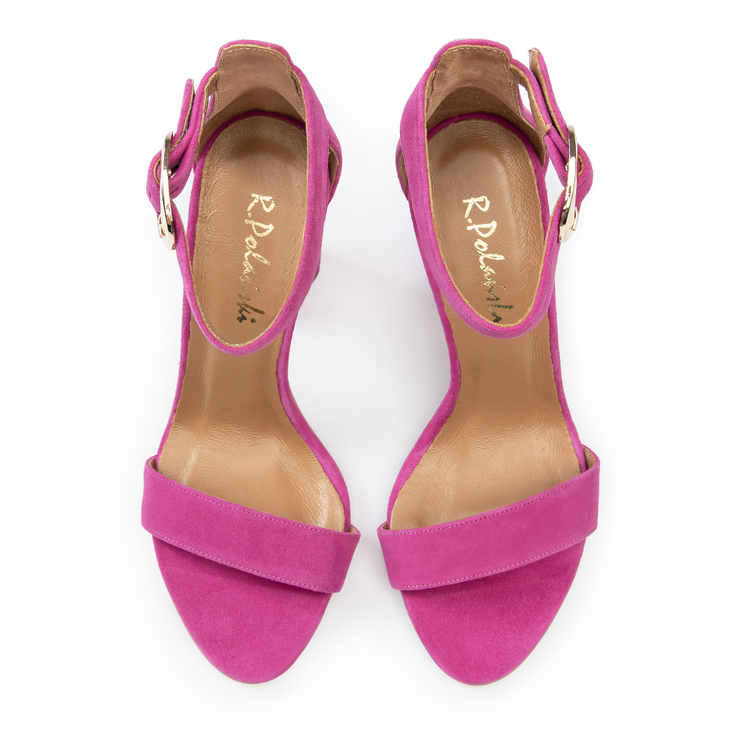 Sandały 876 - Magnolia Zamsz