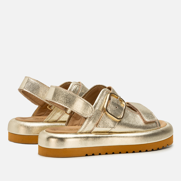 Sandały R.Polański 2158 - Złoty