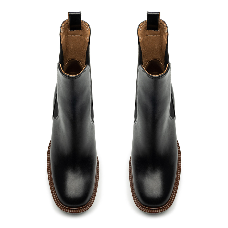 Botki R.Polański 1486 - Czarny Lico