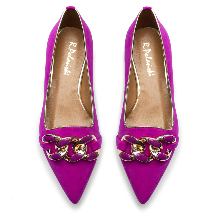 Baleriny R.Polański 1265 - Fuksja Zamsz