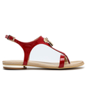 Sandały 1100 - Czerwony Lakier