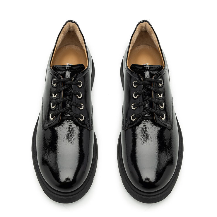 Oxfordy R.Polański 2078 - Czarny Naplak