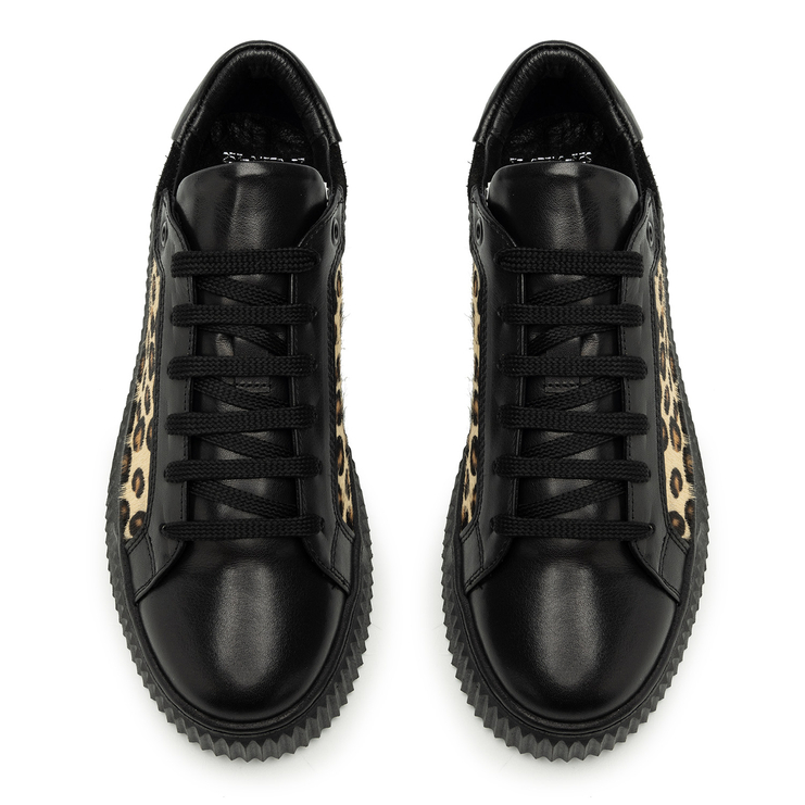 Sneakersy R.Polański 2093 - Czarny Lico/Pantera