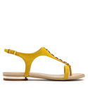Sandały 826 - Żółty Zamsz