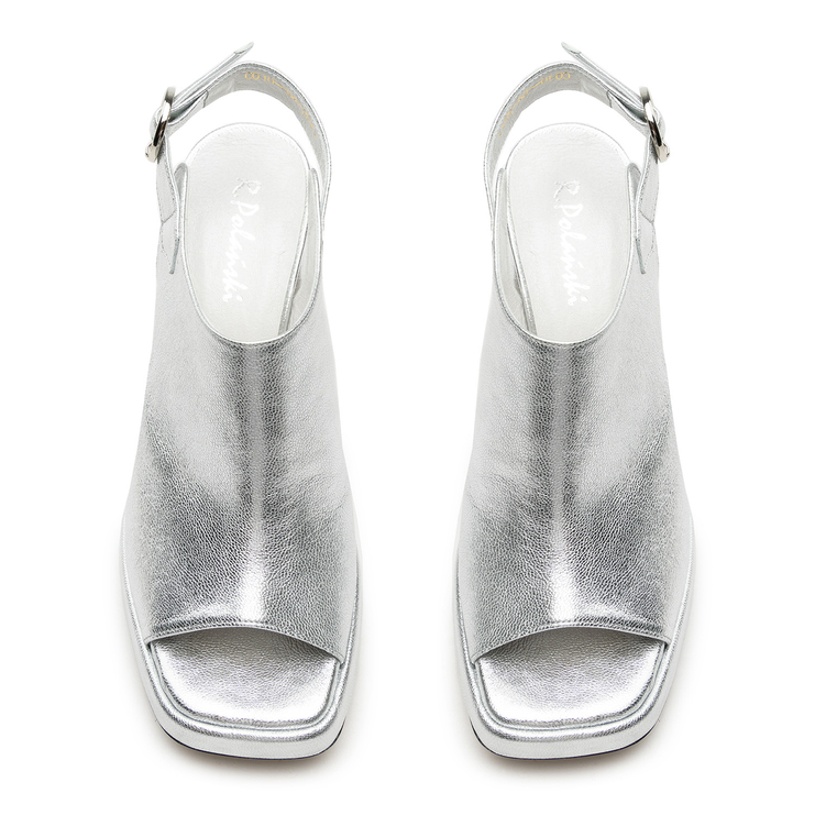 Sandały R.Polański 1496 - Srebrny Lico