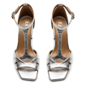 Sandały R.Polański 1489 - Srebrny Lico