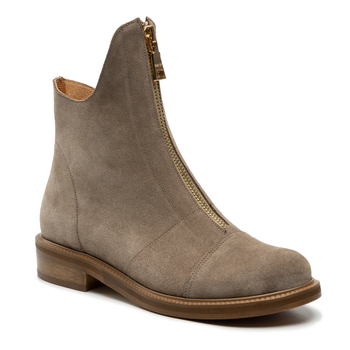 Botki R.Polański 1580 - Taupe FR Zamsz