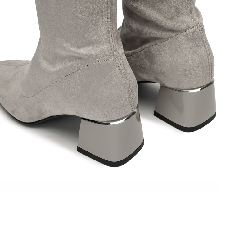 Muszkieterki 1185 - Szary Zamsz