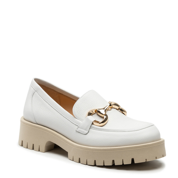 Mokasyny R.Polański 1713 - Biały Lico