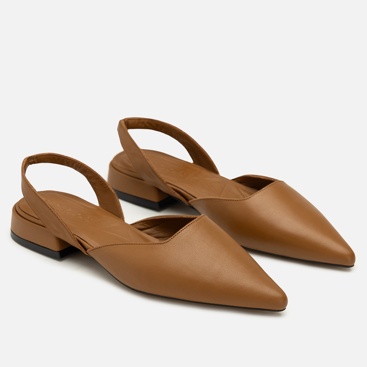 Sandały R.Polański 2216 - Brązowy Lico