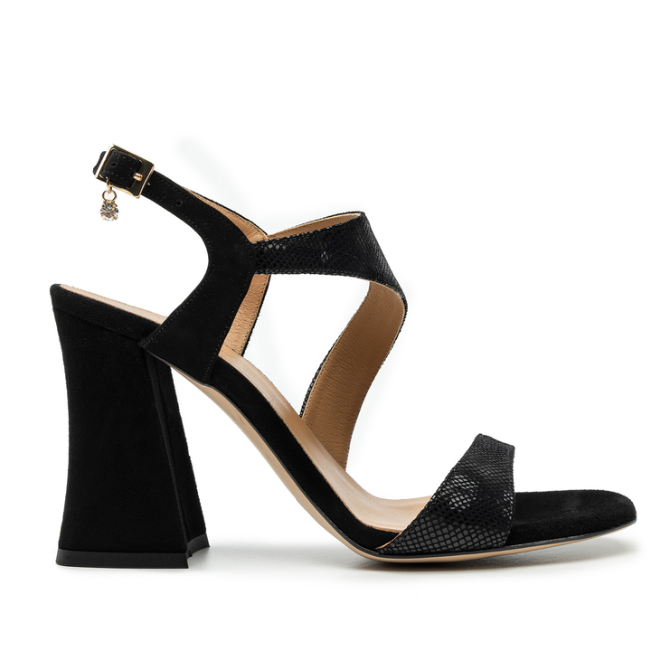 Sandały R.Polański 1681 - Czarny