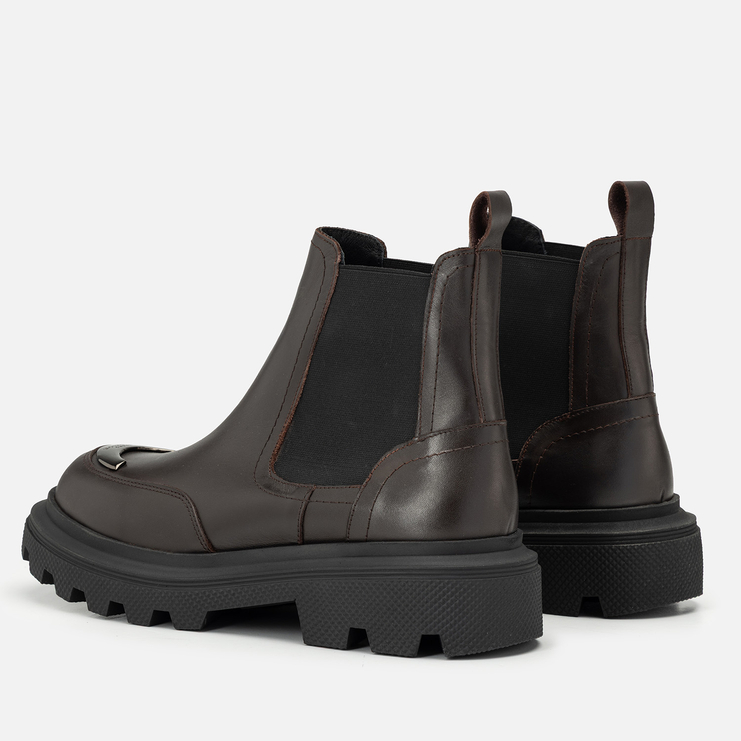 Botki R.Polański 2237 - Brązowy Lico