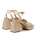 Sandały R.Polański 1457 - Beżowy Lico