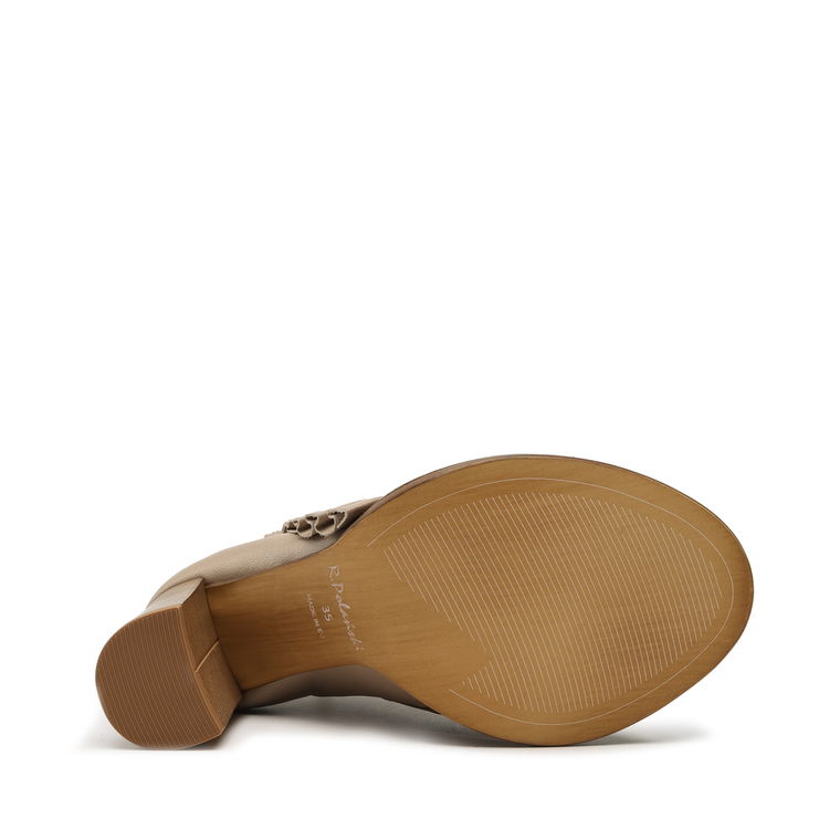 Botki R.Polański 1413 - Beżowy Lico