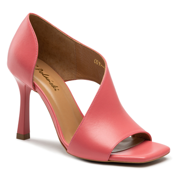 Sandały R.Polański 1286 - Koralowy Lico