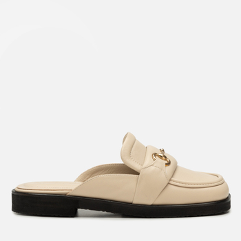 Klapki R.Polański 2218 - Beżowy Lico