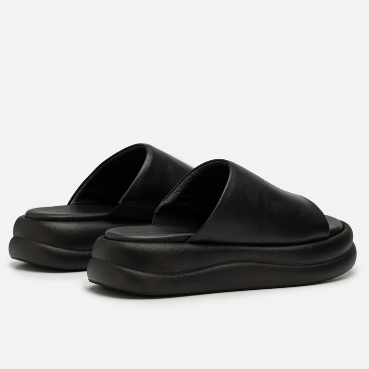 Klapki R.Polański 2194 - Czarny Lico