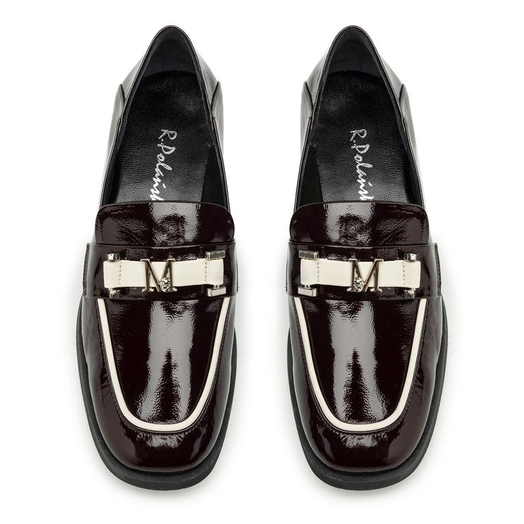 Półbuty R.Polański 2089 - Bordowy Naplak