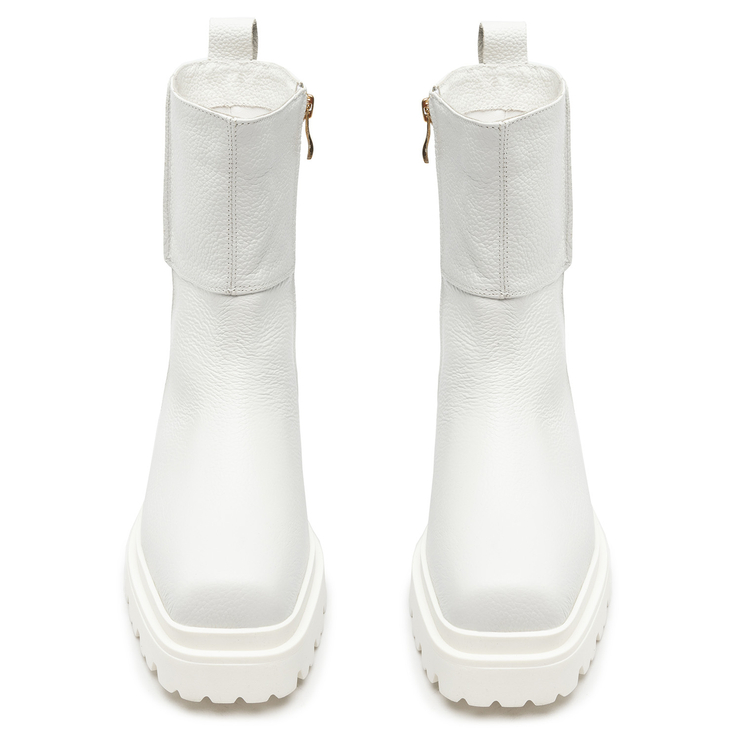 Botki R.Polański 1514 - Biały Lico