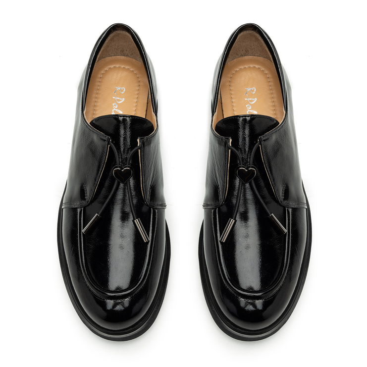 Półbuty R.Polański 2085 - Czarny Naplak