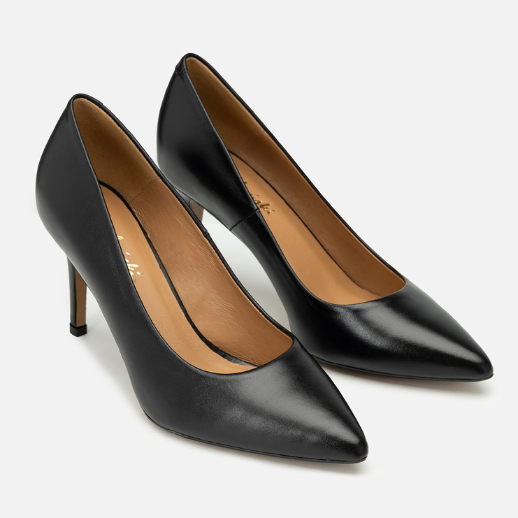 Czółenka R.Polański 2256 - Czarny Lico