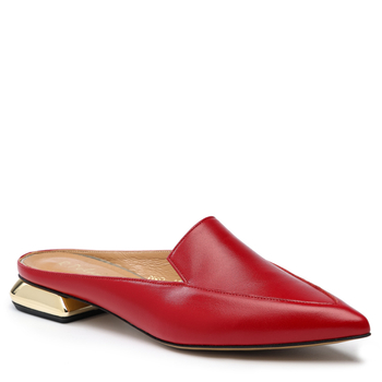 Klapki 1013 - Czerwony Lico