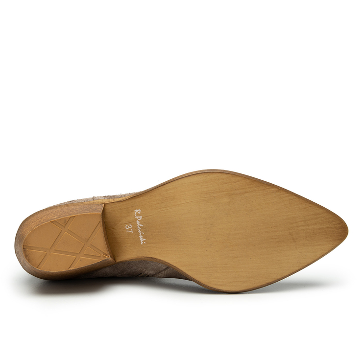 Kozaki R.Polański 1416 - Taupe FR Zamsz