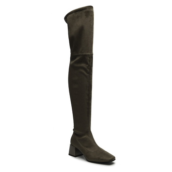 Muszkieterki 1185 - Cappuccino Zamsz