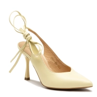 Sandały R.Polański 1421 - Light Yellow Polina 253 Lico